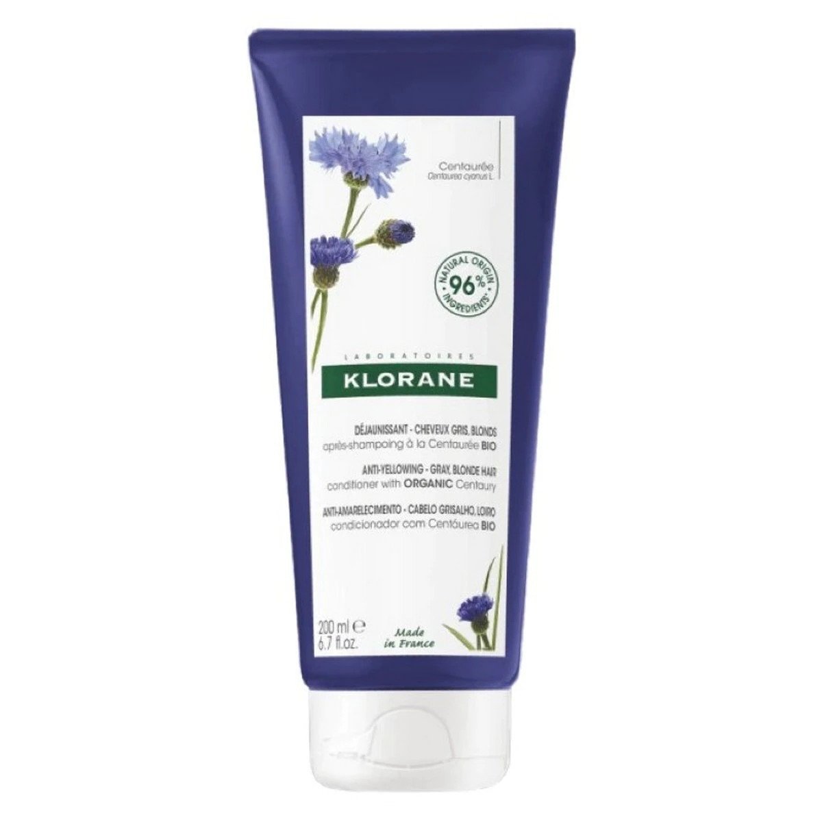Klorane Capilar Bálsamo Centaureas 200ml - Farmácia Garcia