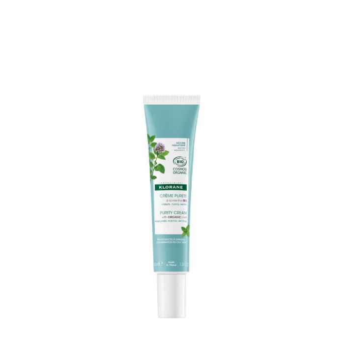 Klorane Menta Aquática Creme Matificante e Purificante 40ml - Farmácia Garcia