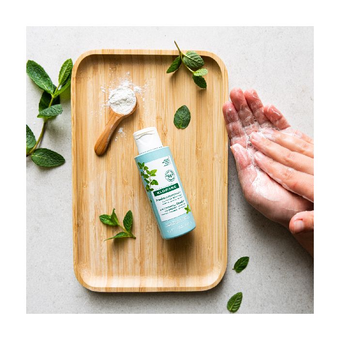 Klorane Menta Aquática Pó Limpeza Purificante 50g - Farmácia Garcia