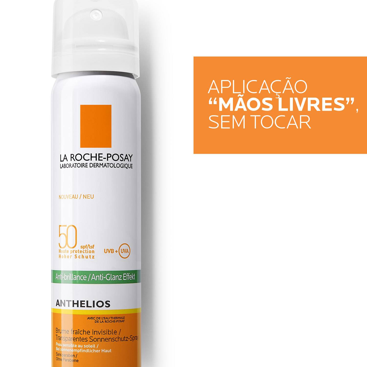 Anthelios Bruma de Rosto Anti-brilho SPF50 75ml - Farmácia Garcia