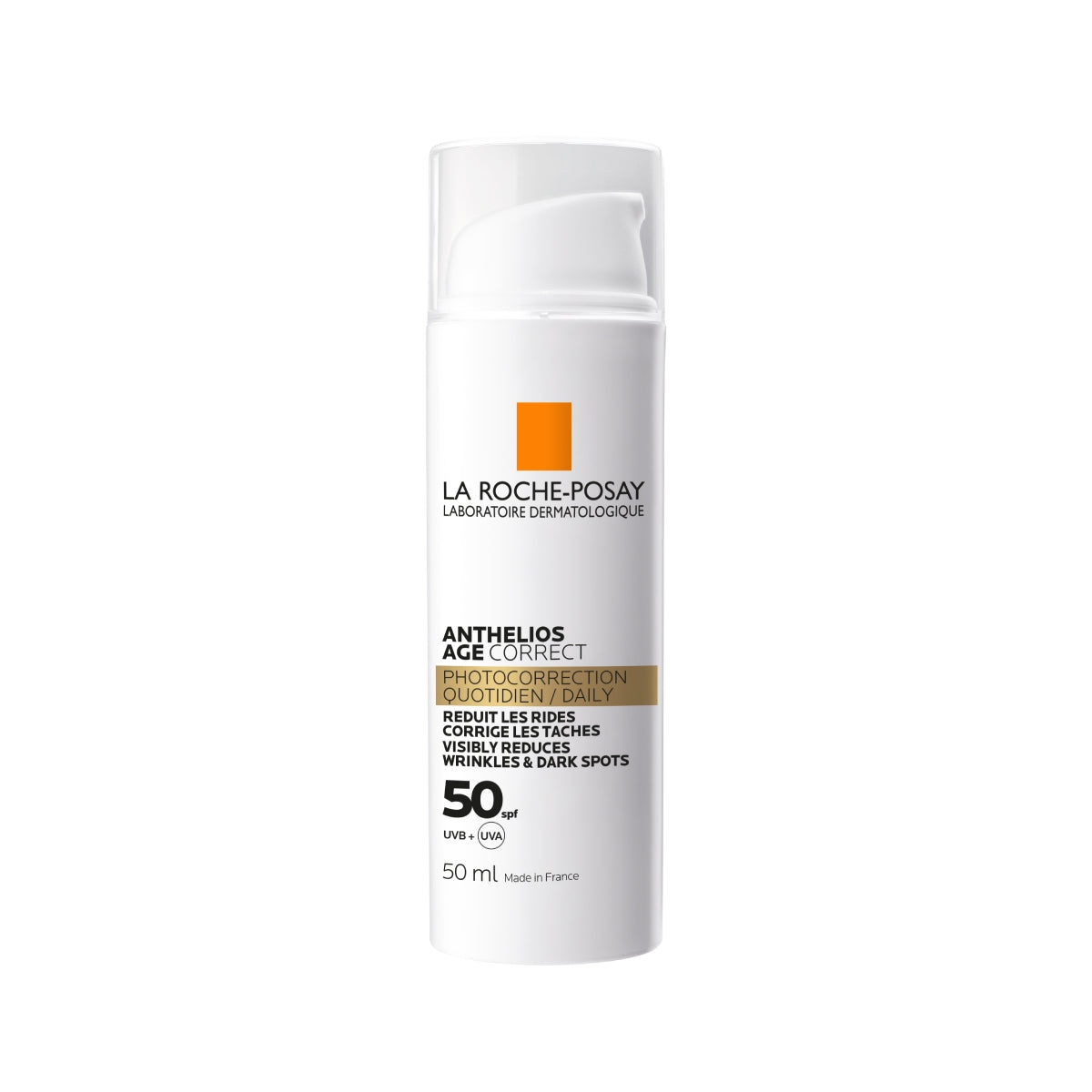 La Roche-Posay Anthelios Age Correct Sem Cor SPF50 50ml - Farmácia Garcia