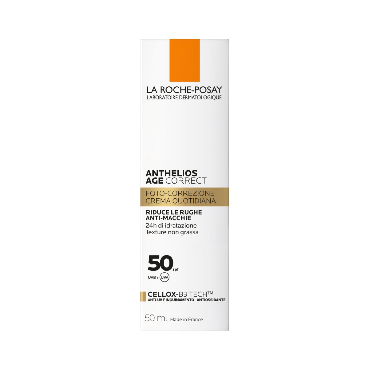 La Roche-Posay Anthelios Age Correct Sem Cor SPF50 50ml - Farmácia Garcia