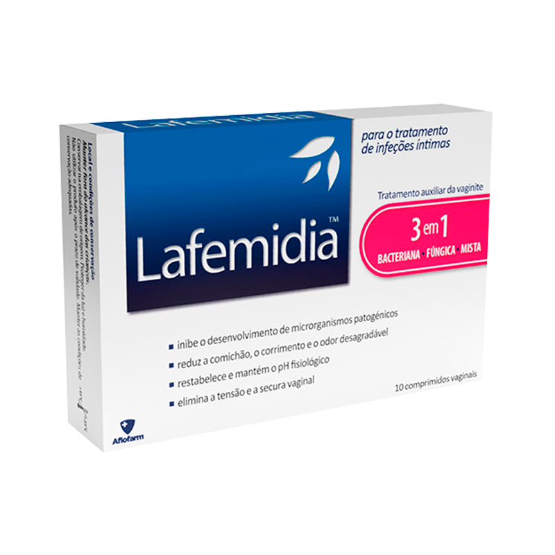 Lafemidia 3 em 1 Comprimidos Vaginais 10 Unidades - Farmácia Garcia