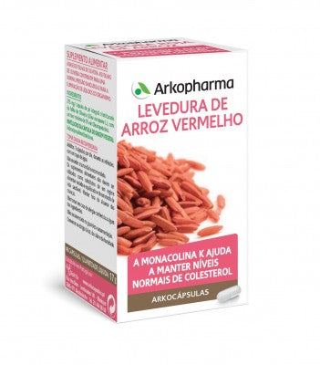 Arkocápsulas Levedura de Arroz Vermelho 45 Cápsulas - Farmácia Garcia
