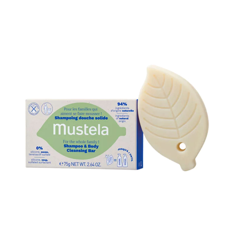 Mustela Bio Sabonete Sólido Corpo e Cabelo 75g - Farmácia Garcia