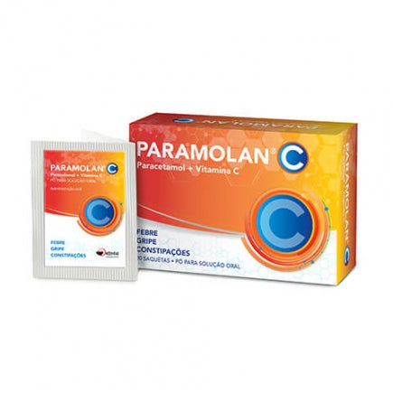 Paramolan C 500/250 mg 20 Saquetas - Farmácia Garcia
