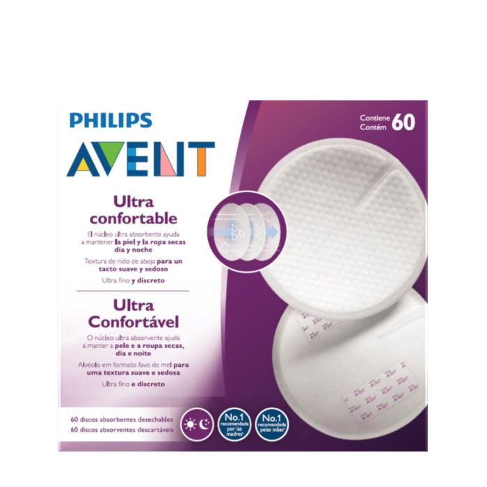 Philips Avent Discos de Amamentação Descartáveis x60 - Farmácia Garcia