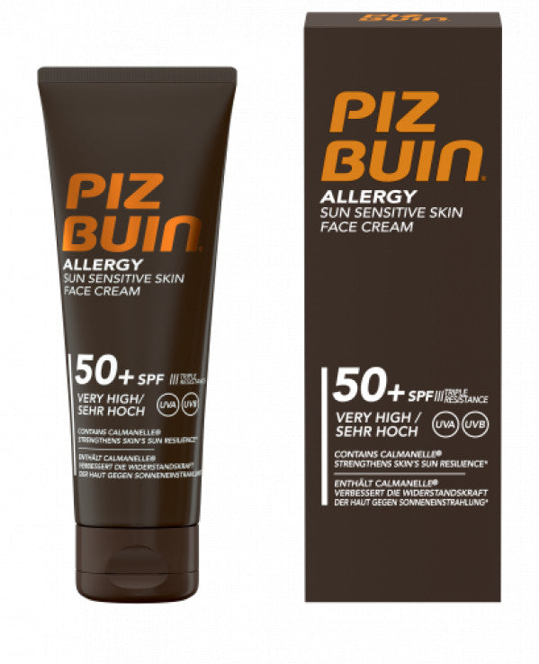 Piz Buin Allergy Creme Rosto SPF50+ 50ml - Farmácia Garcia