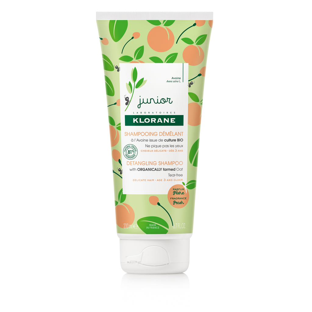 Klorane Petit Junior Champô Desembaraçador Pêssego 200ml - Farmácia Garcia