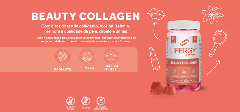 LIFERGY Beauty Collagen 45 Gomas - Farmácia Garcia