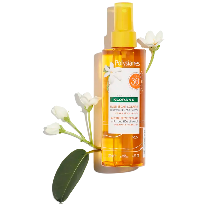 Klorane Solar Polysiane Óleo Seco SPF30 200ml - Farmácia Garcia