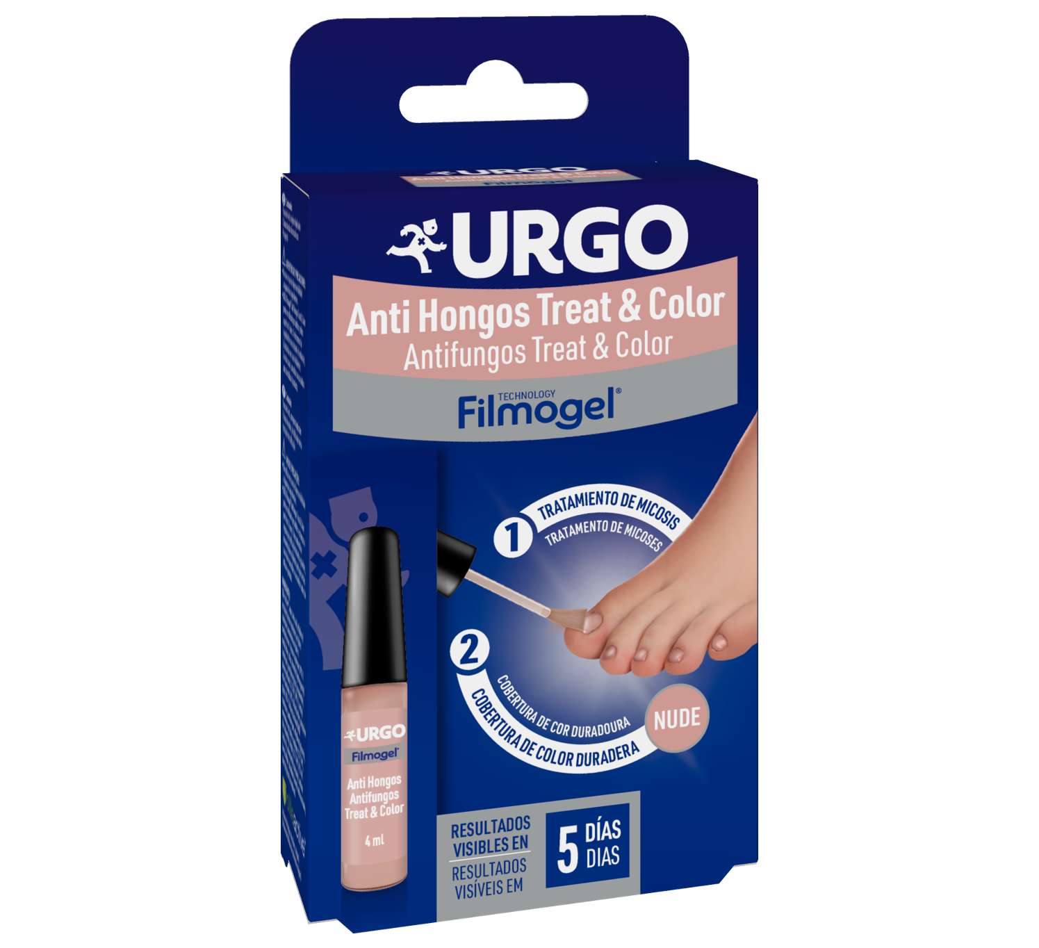 URGO Antifungos Treat&Color Filmogel® 4ml - Farmácia Garcia
