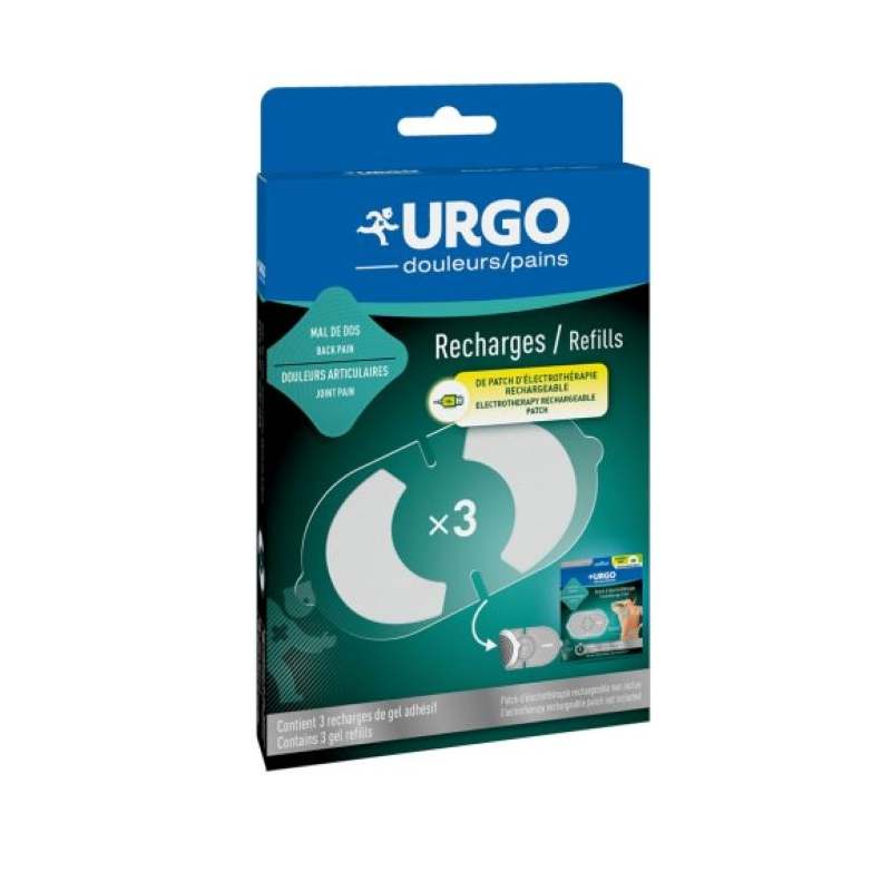 Urgo Recargas Recarregáveis para Emplastro de Electroterapia 3 Unidades - Farmácia Garcia