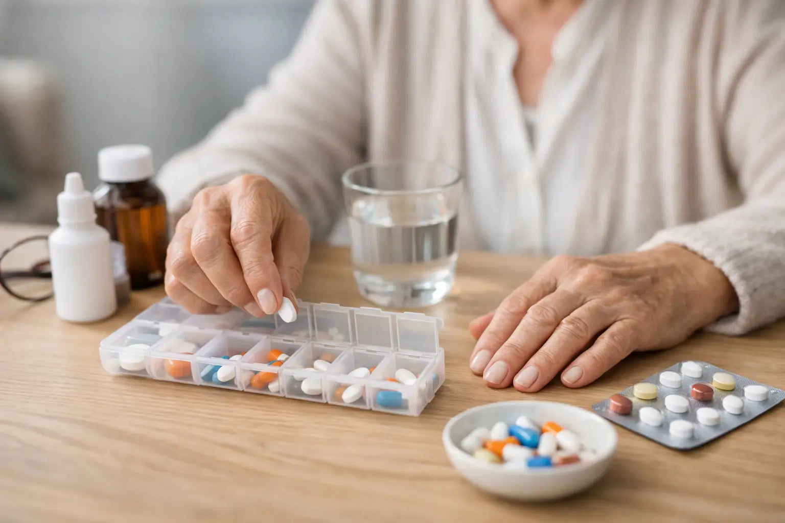 Organização da medicação para idosos