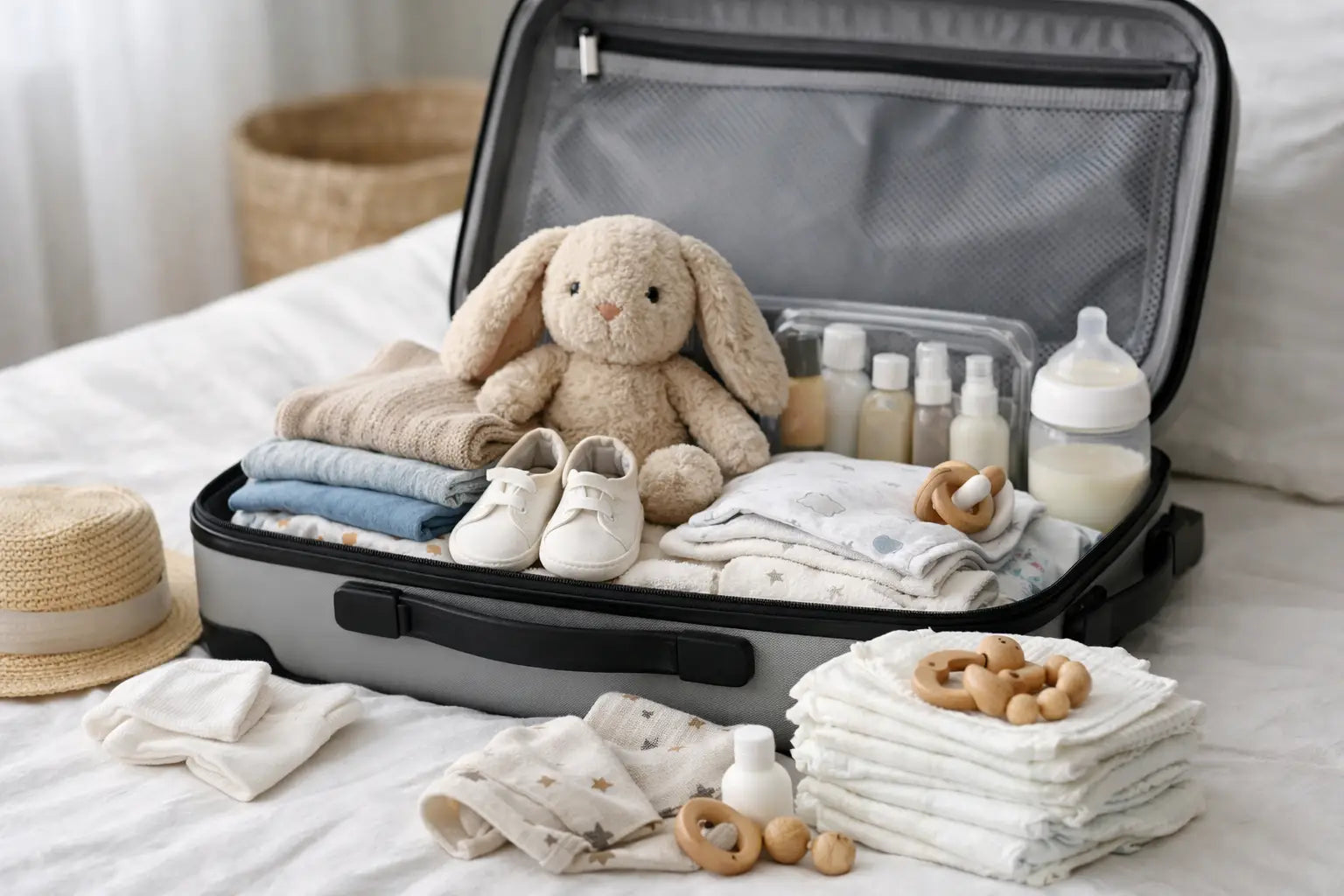 O que levar na mala do bebé sem excessos