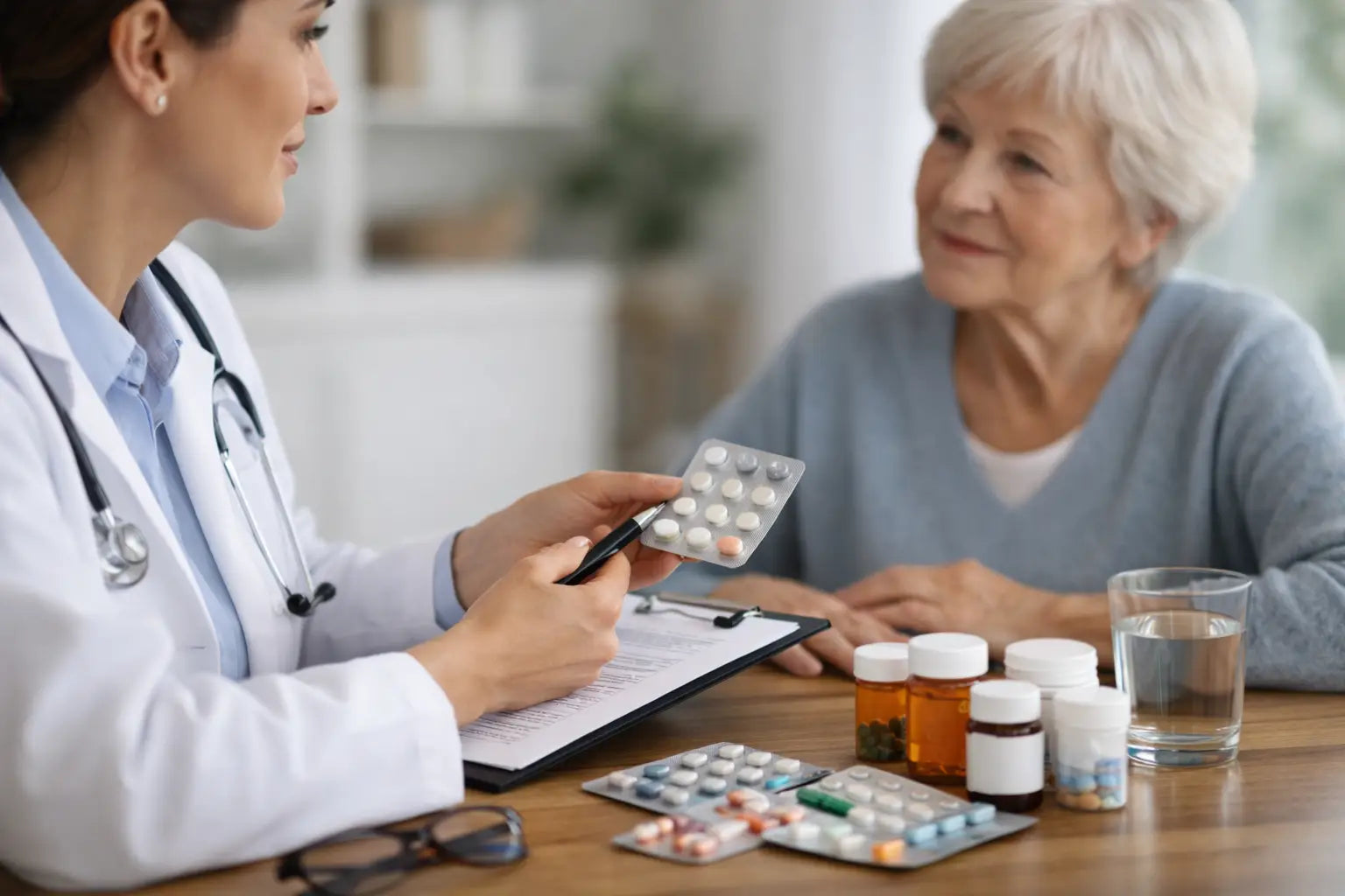 Apoio farmacêutico para polimedicação