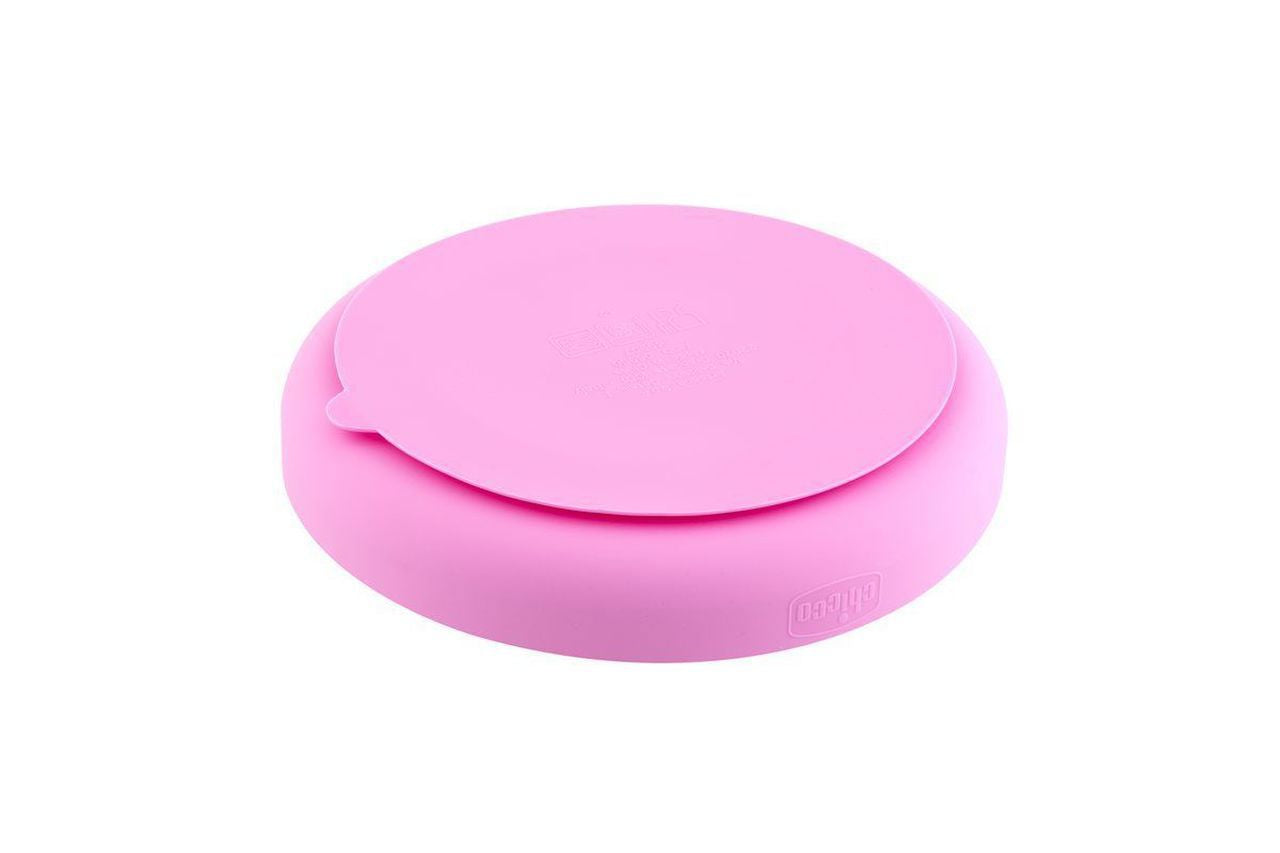 Chicco Prato em Silicone com Divórias Rosa 12M+