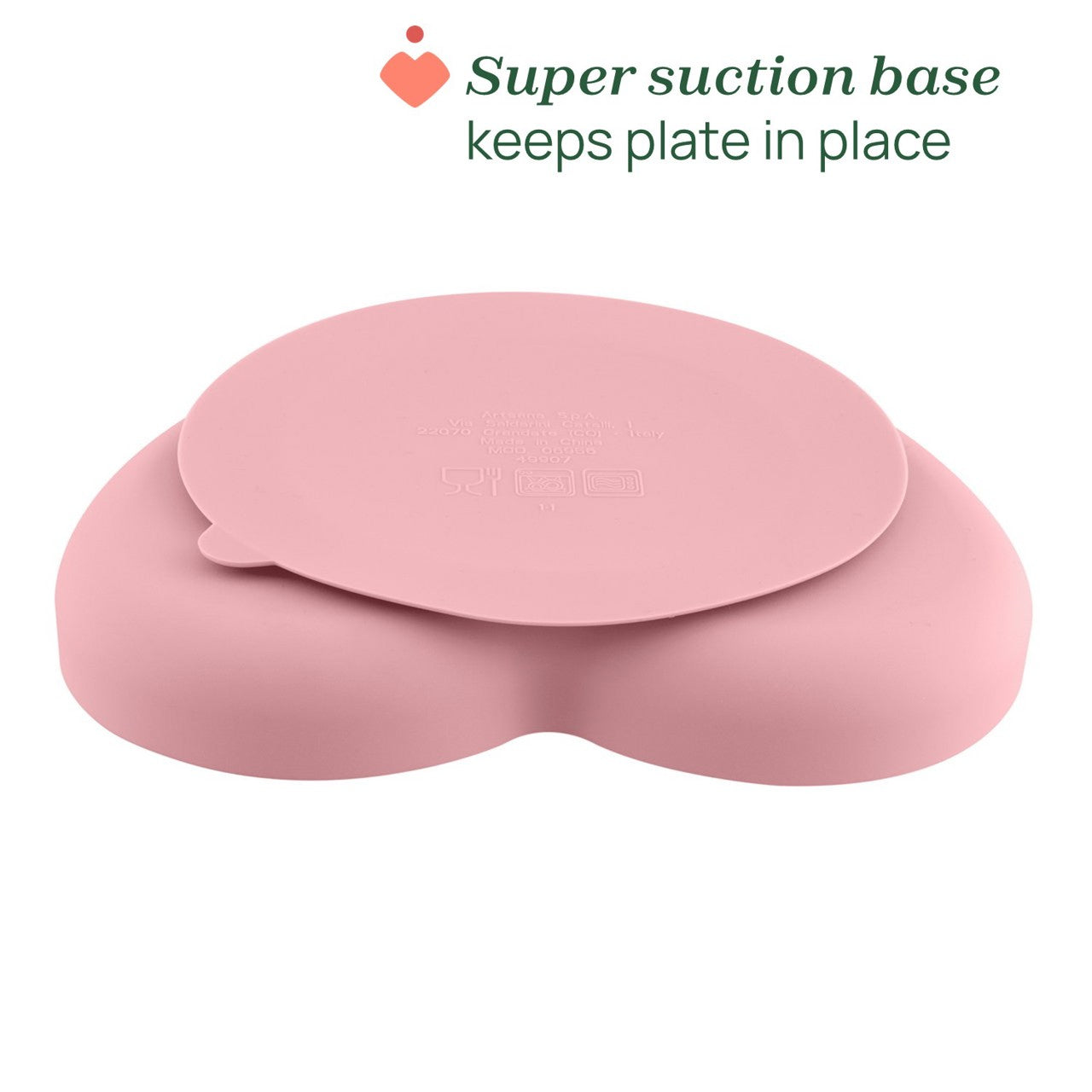 Chicco Prato em Silicone Coração Rosa 9M+