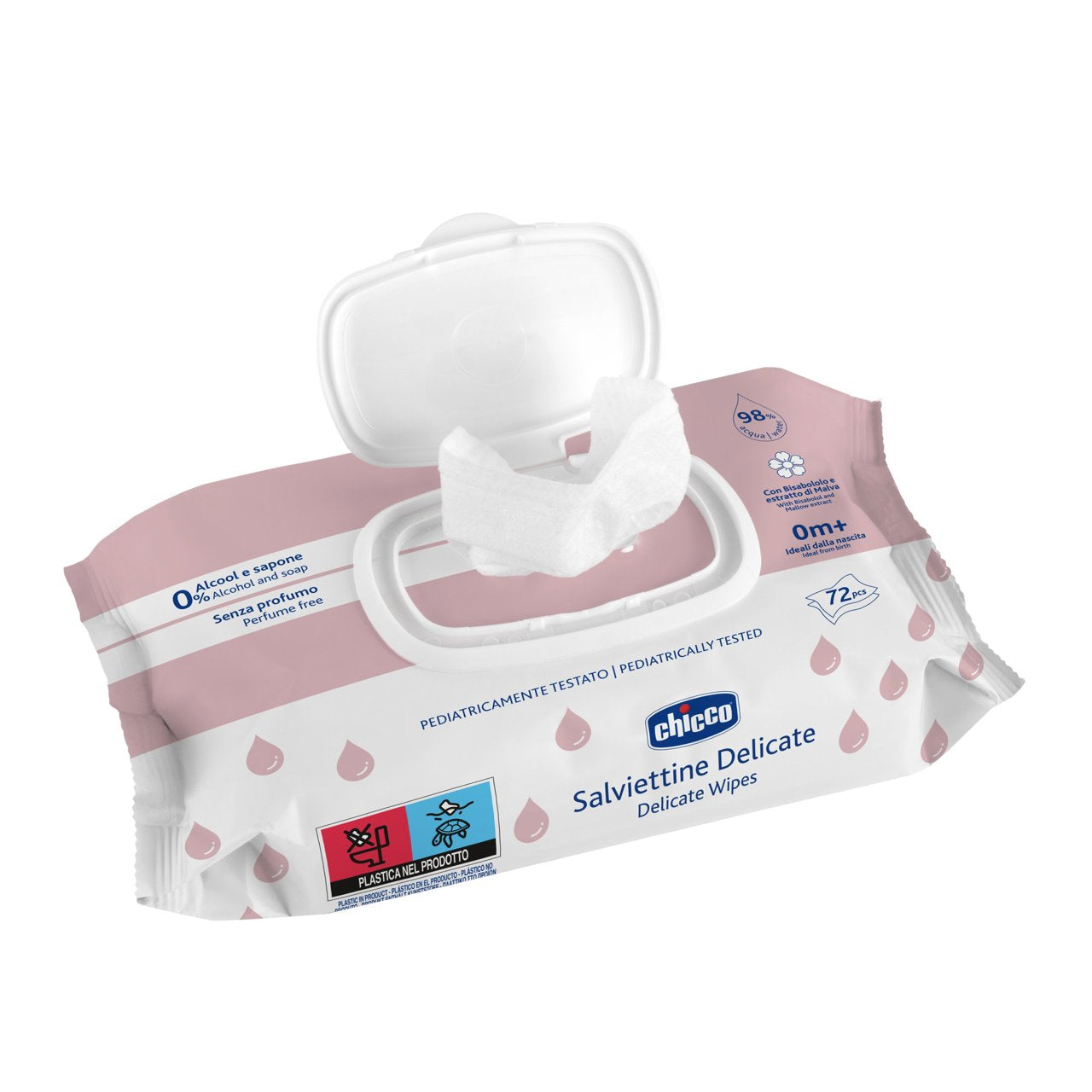 Chicco Pack 3 x 72 Toalhitas Delicadas 0M+ - Farmácia Garcia