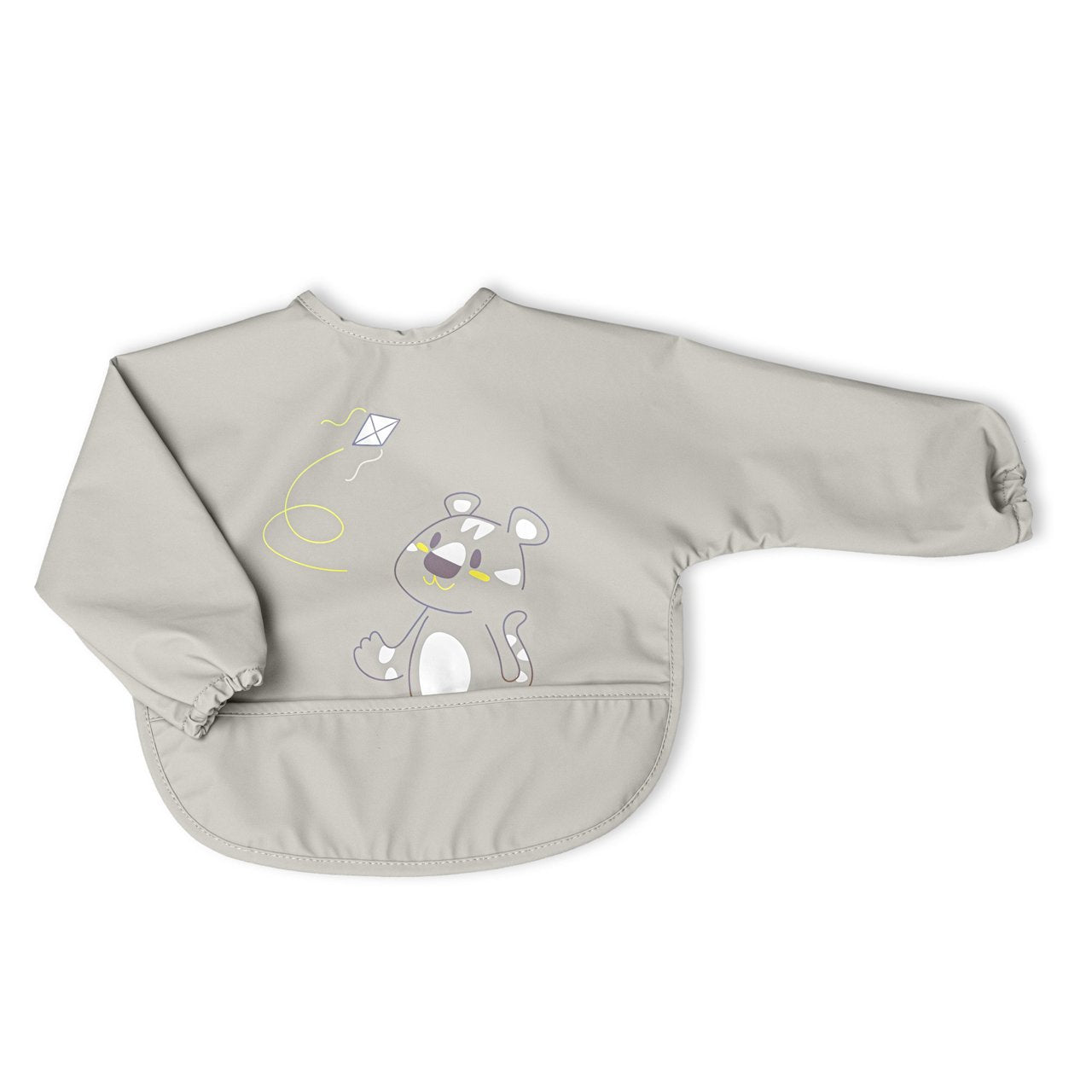 Chicco Babete Tecido com Mangas Beige 6M+
