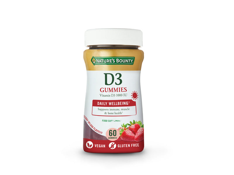 Nature's Bounty Vitamina D3 60 Gomas - Farmácia Garcia