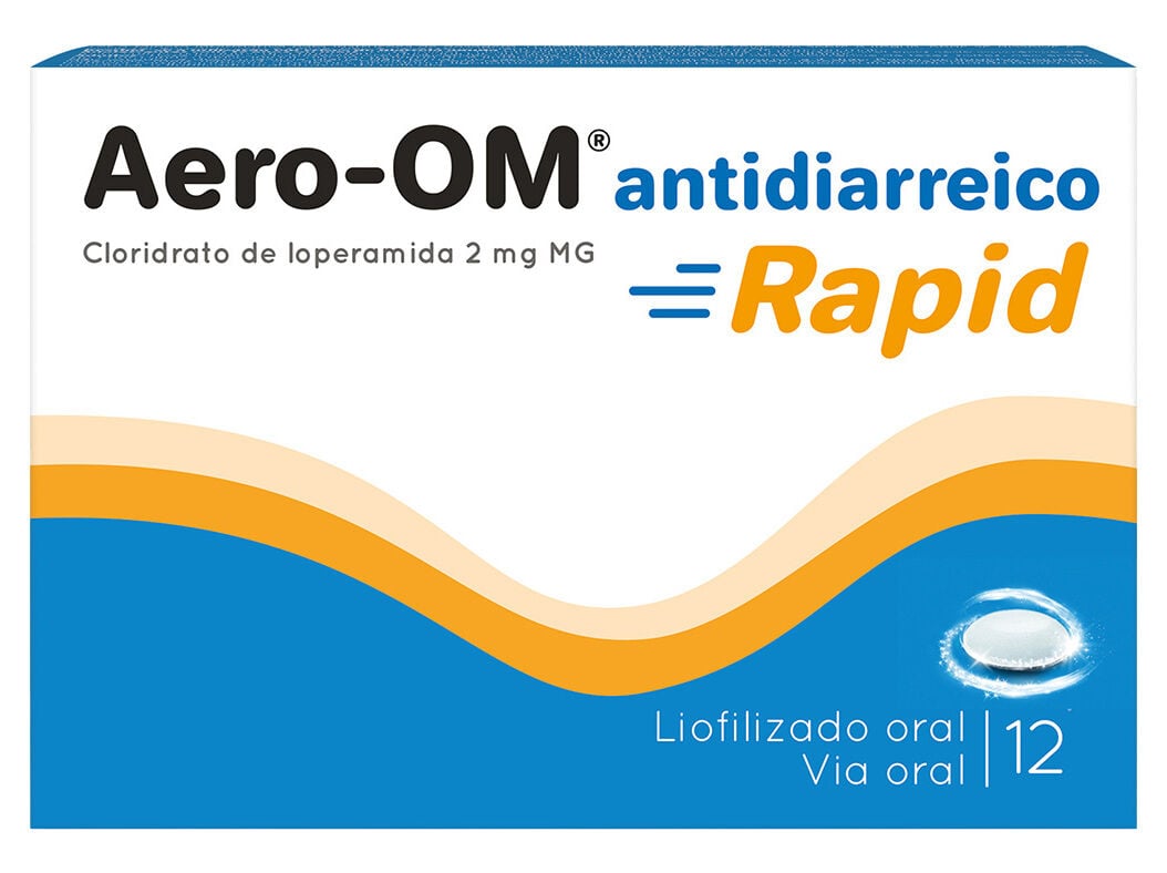 Aero-Om Antidiarreico Rapid 2mg 12 Liofilizados Orais