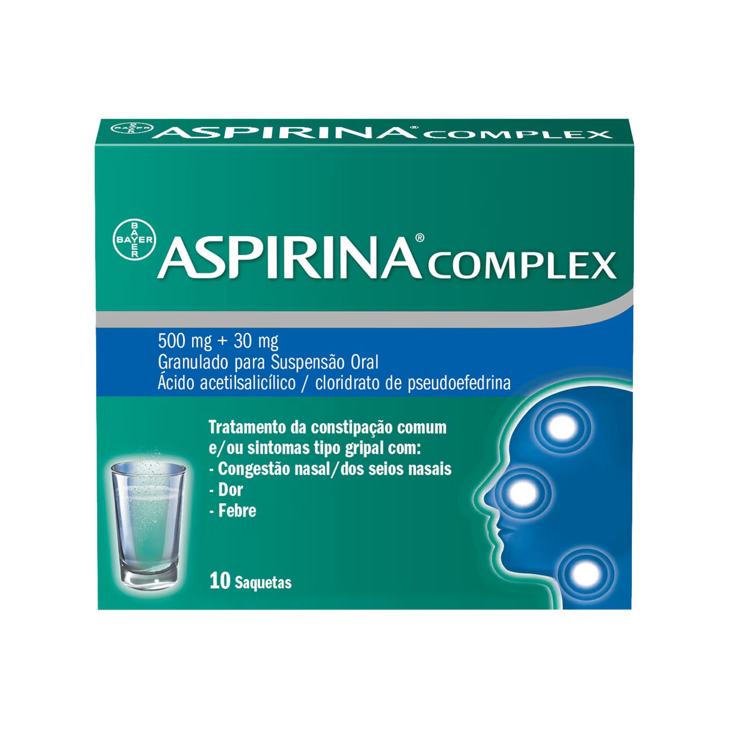 Aspirina Complex 10 Saquetas - Farmácia Garcia