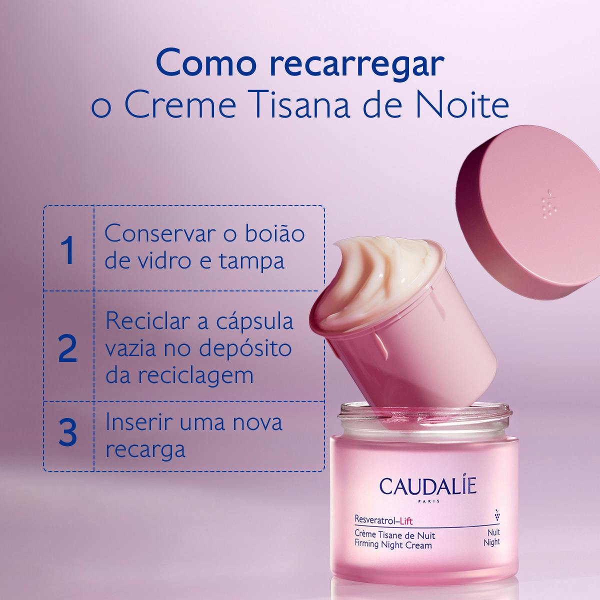 Caudalie Resveratrol-Lift Creme Tisana de Noite Regenerador Recarga 50ml