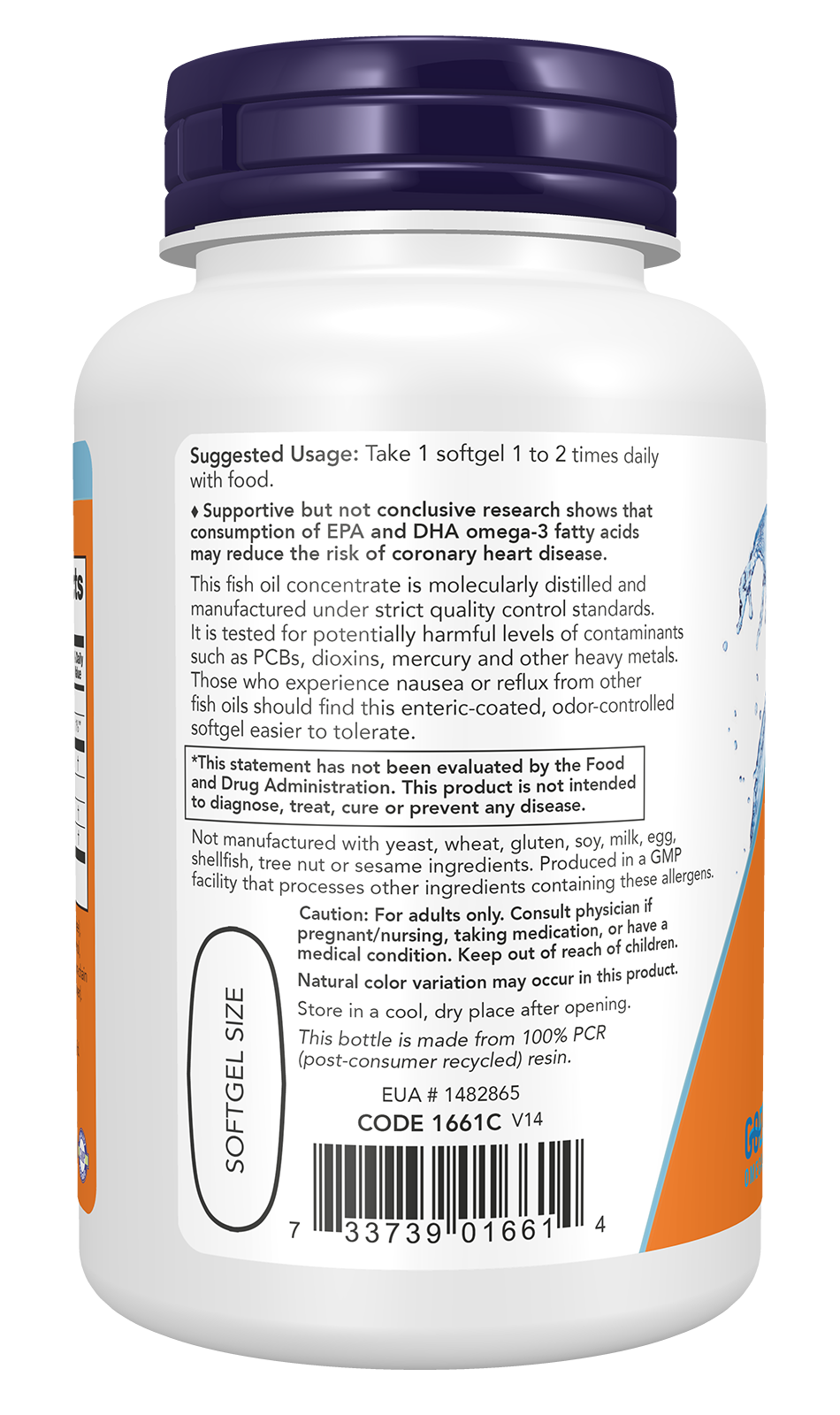 NOW Ultra Omega-3 Fish Oil 90 Cápsulas Moles - Farmácia Garcia