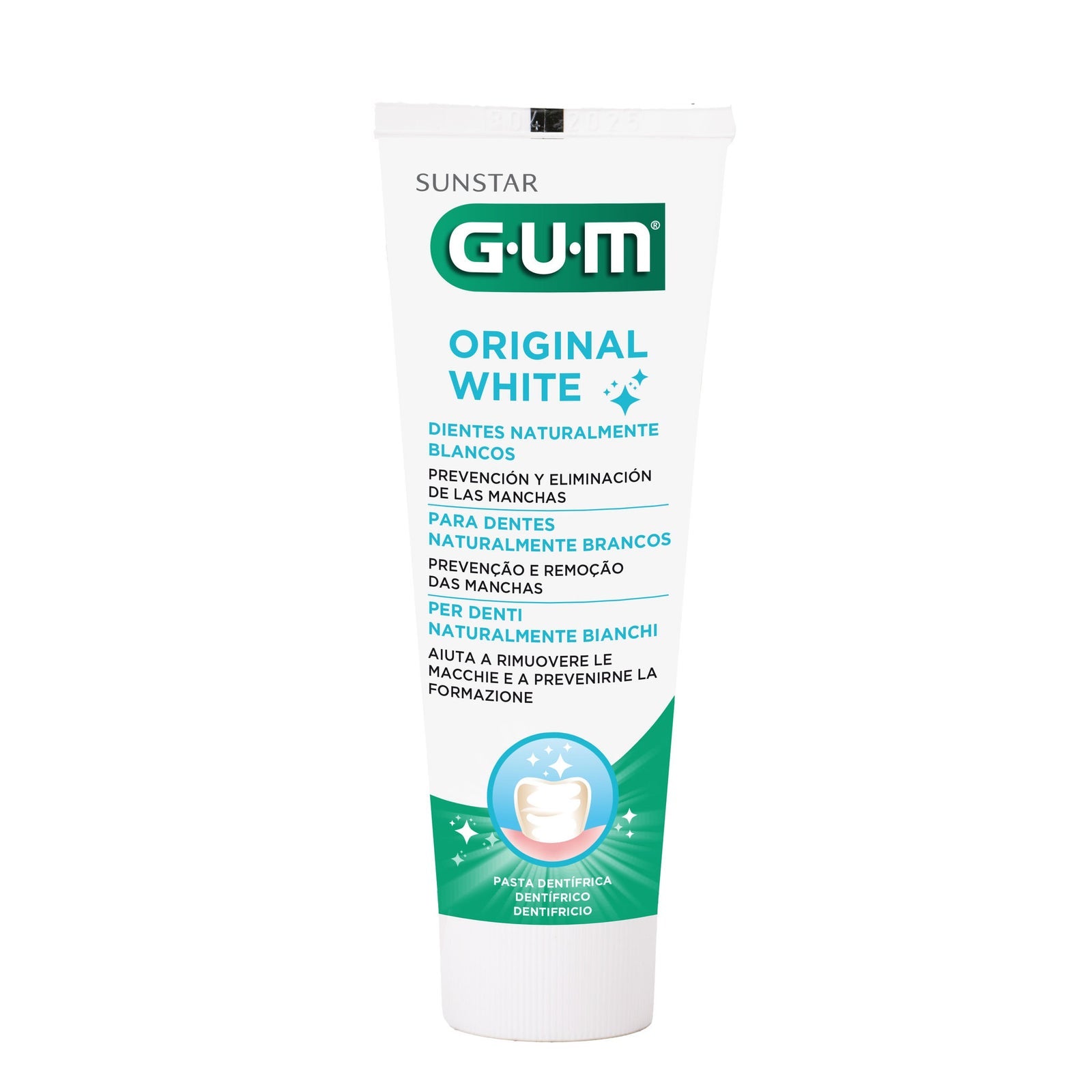 GUM Original White Pasta Dentária 75ml - Farmácia Garcia