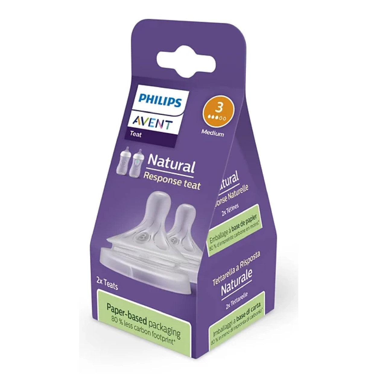 Philips Avent Natural Response Tetina Fluxo 3 Médio - Farmácia Garcia