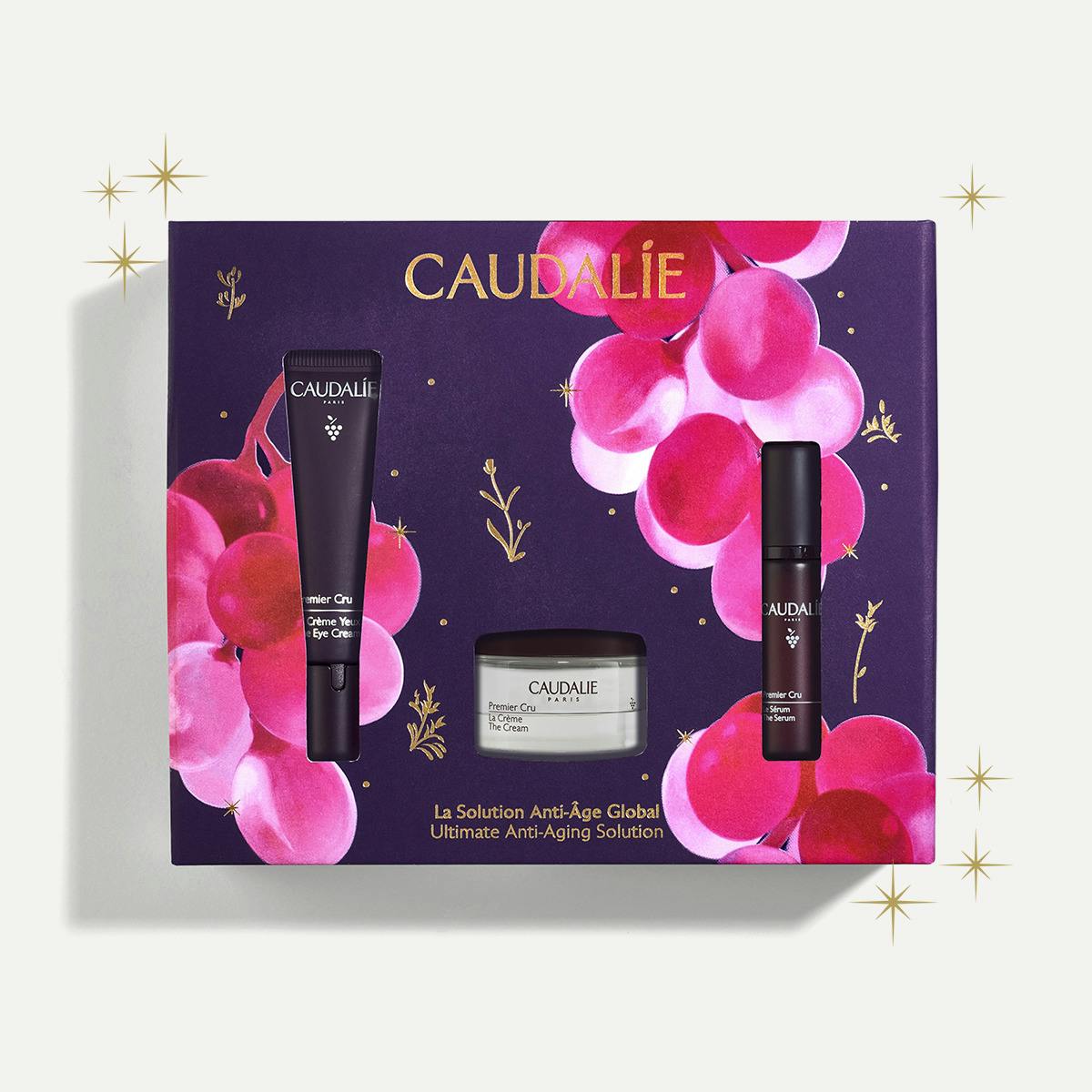 Caudalie Premier Cru Coffret Solução Antienvelhecimento Global - Farmácia Garcia