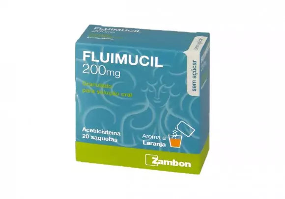 Fluimucil 200 mg 20 Saquetas - Farmácia Garcia