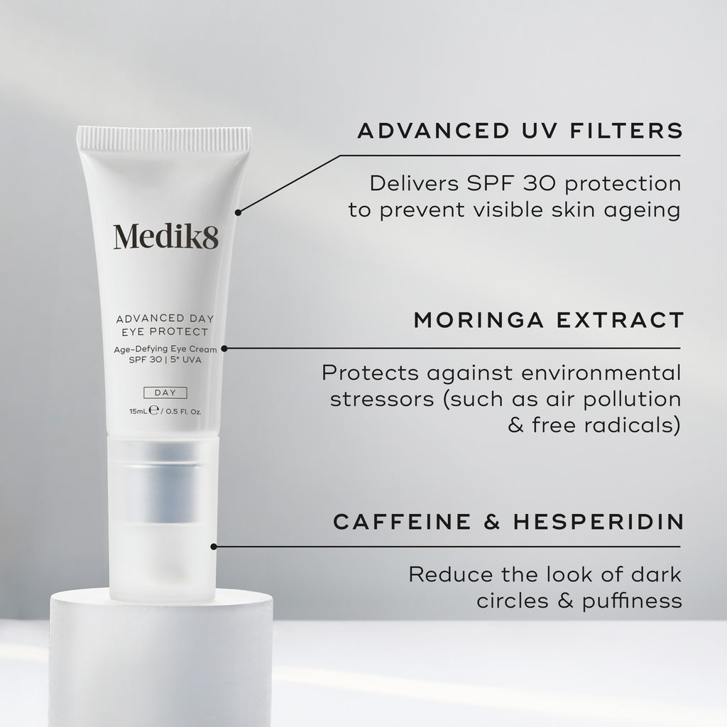 Medik8 Advanced Day Eye Protetor Solar Cream SPF30 15ml - Farmácia Garcia