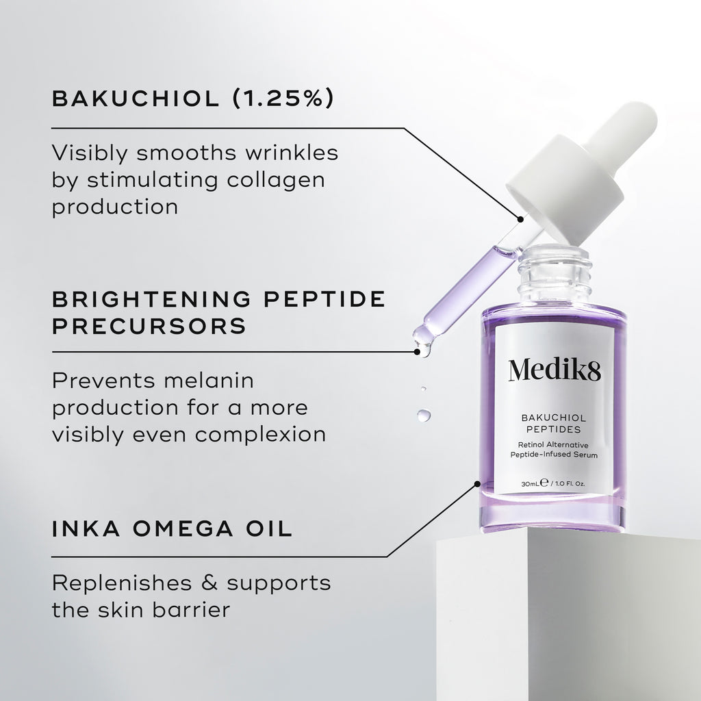 Medik8 Bakuchiol Peptides Sérum 30ml - Farmácia Garcia