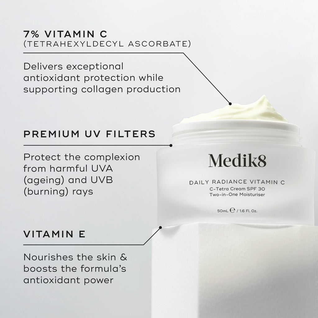 Medik8 Daily Radiance Vitamin C SPF30 12,5ml - Farmácia Garcia