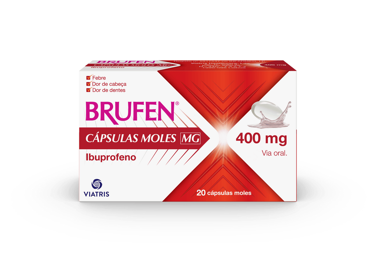 BRUFEN 400mg 20 Cápsulas Moles