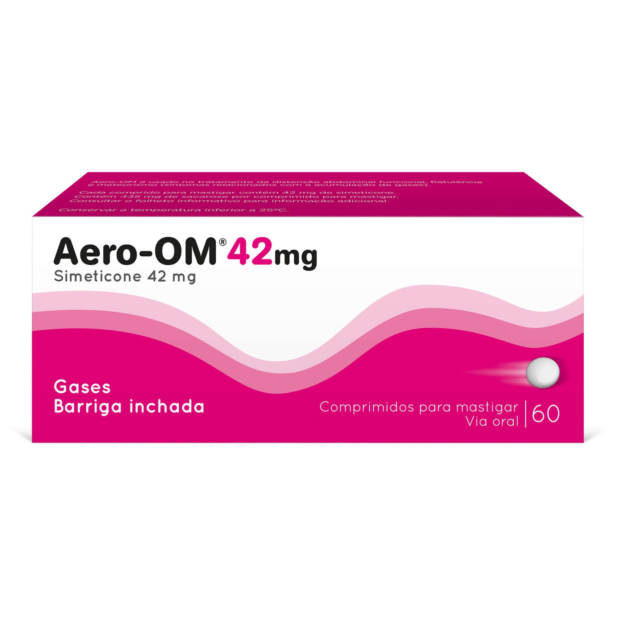 Aero-OM 42mg 60 Comprimidos Mastigáveis - Farmácia Garcia