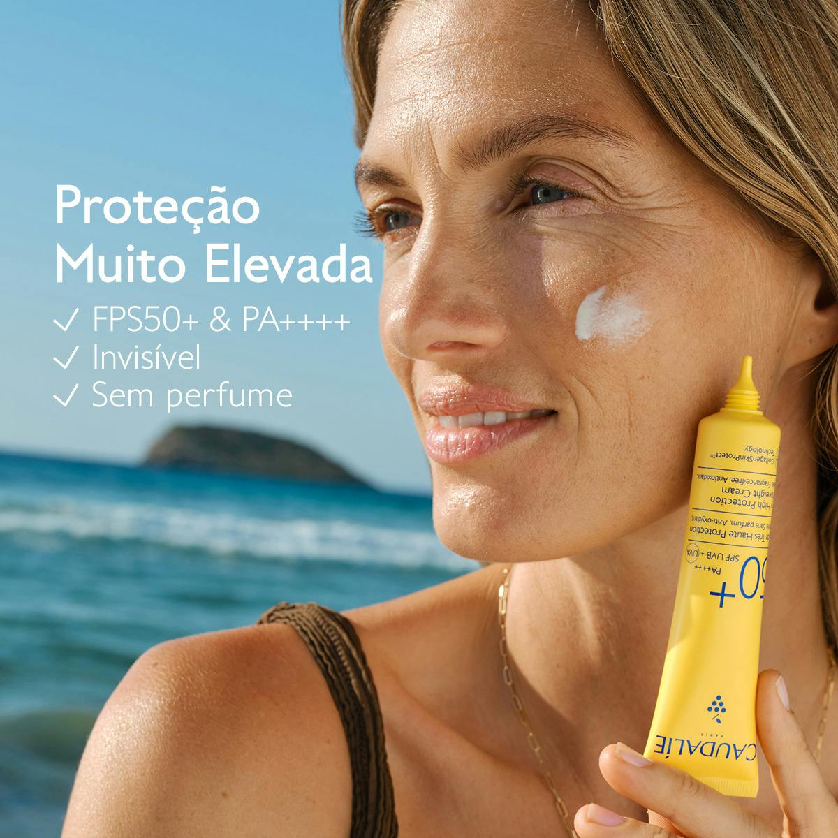 Caudalie Vinosun Protect Fluido de Proteção Muito Elevada FPS50+ - Farmácia Garcia