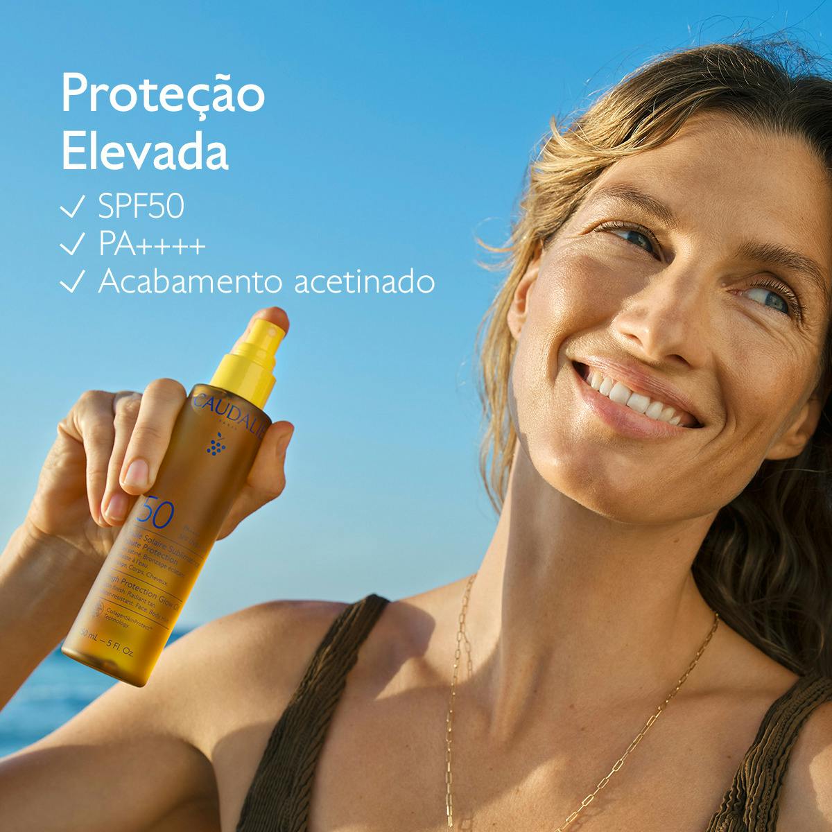 Caudalie Óleo Solar Sublimatrice SPF50 150ml - Farmácia Garcia