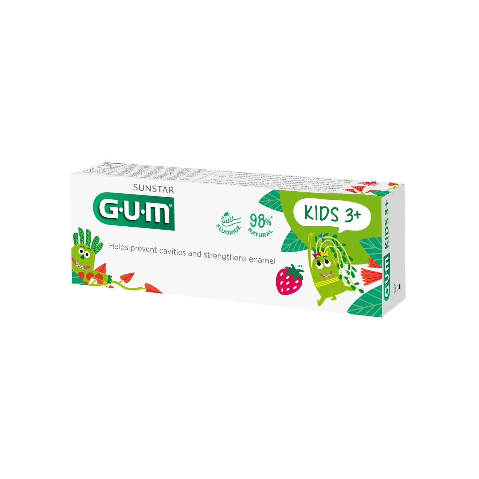 GUM Kids Pasta Dentes Morango 50ml - Farmácia Garcia