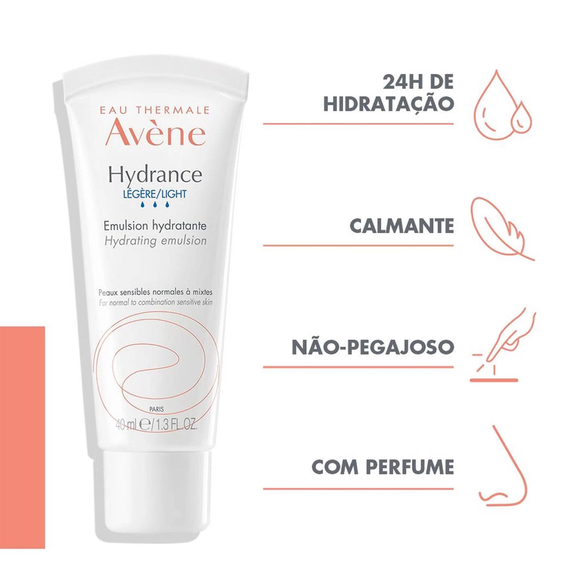 Avène Hydrance Creme Suave 40ml - Farmácia Garcia
