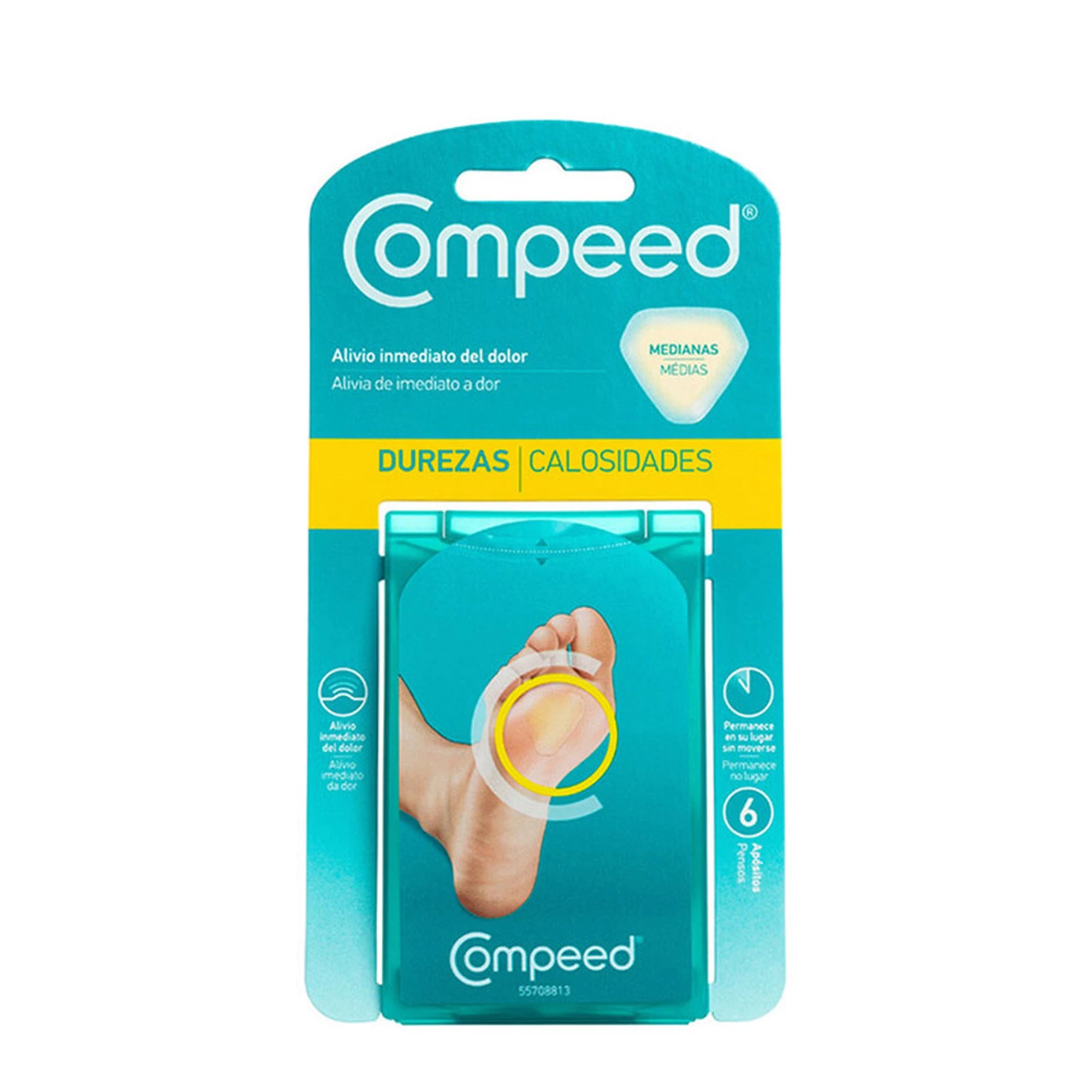 Compeed 6 Pensos Calosidades Médio - Farmácia Garcia