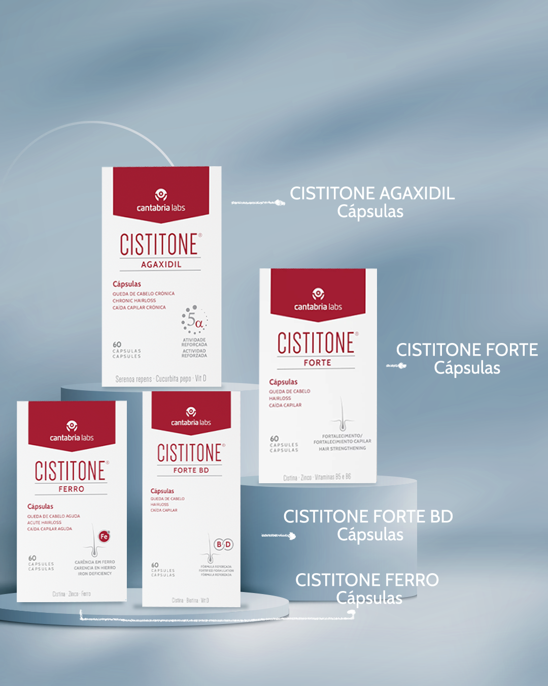 Cistitone Ferro 60 Cápsulas - Farmácia Garcia