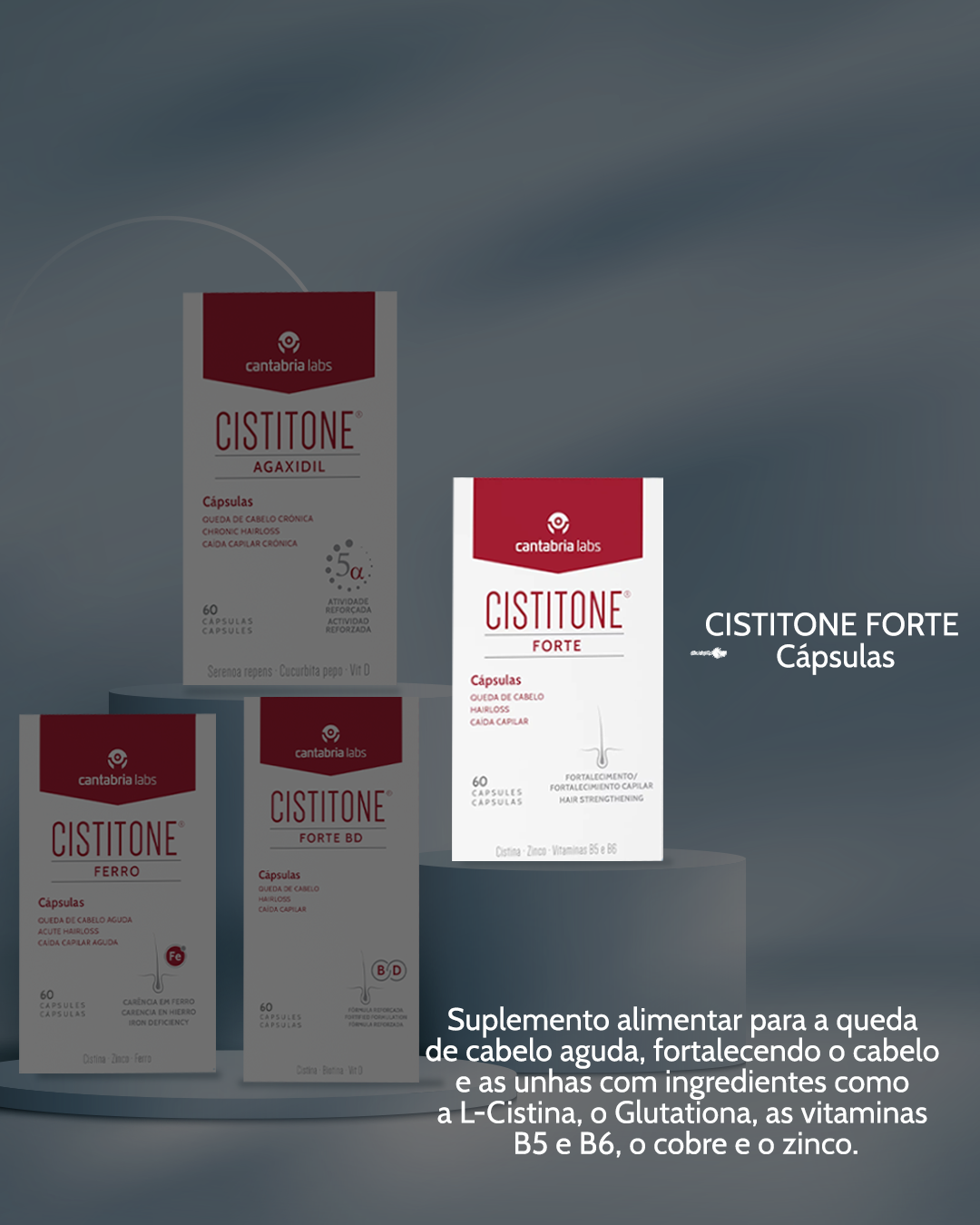 Cistitone Ferro 60 Cápsulas - Farmácia Garcia