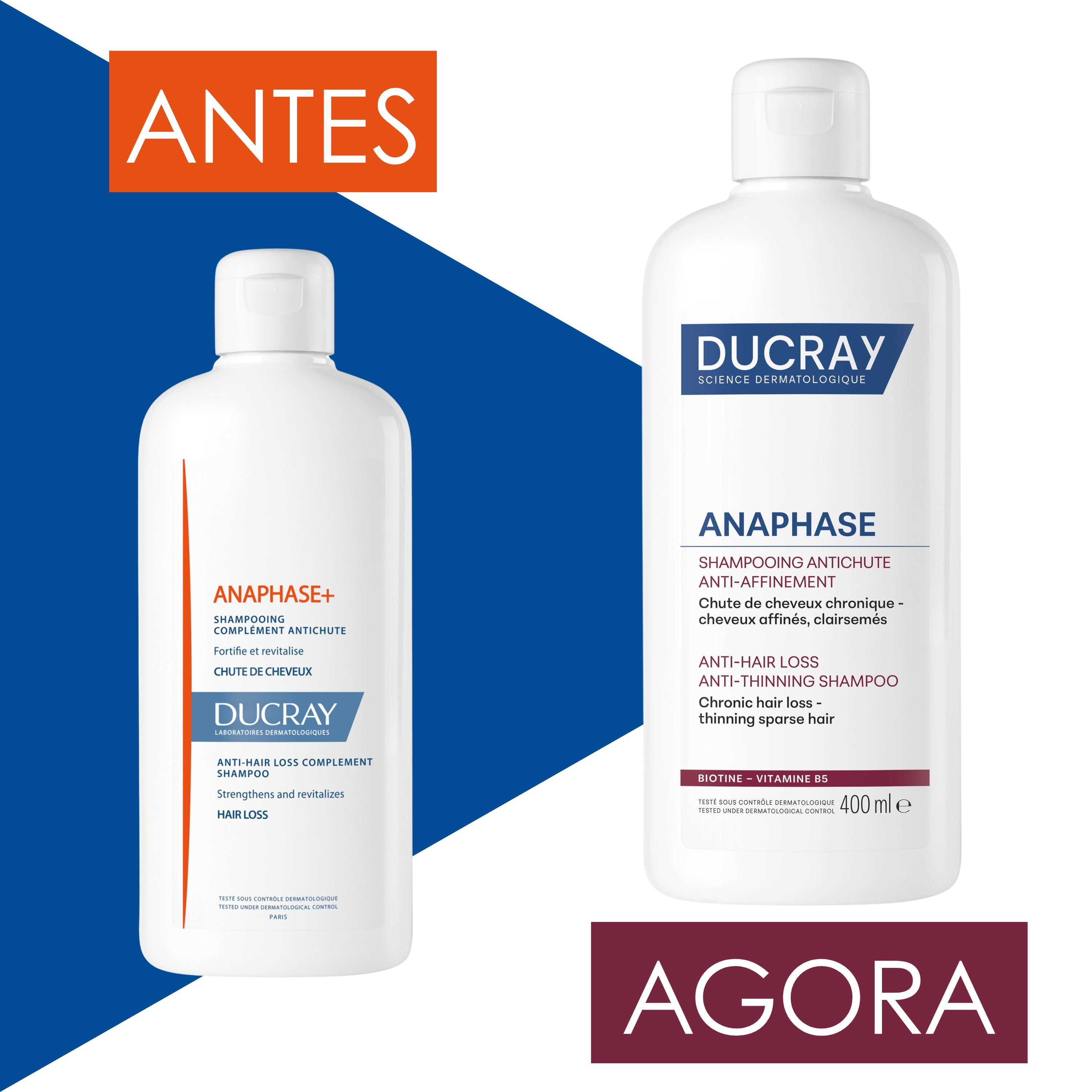 Ducray Anaphase Champô Anti-Afinamento 400ml - Farmácia Garcia