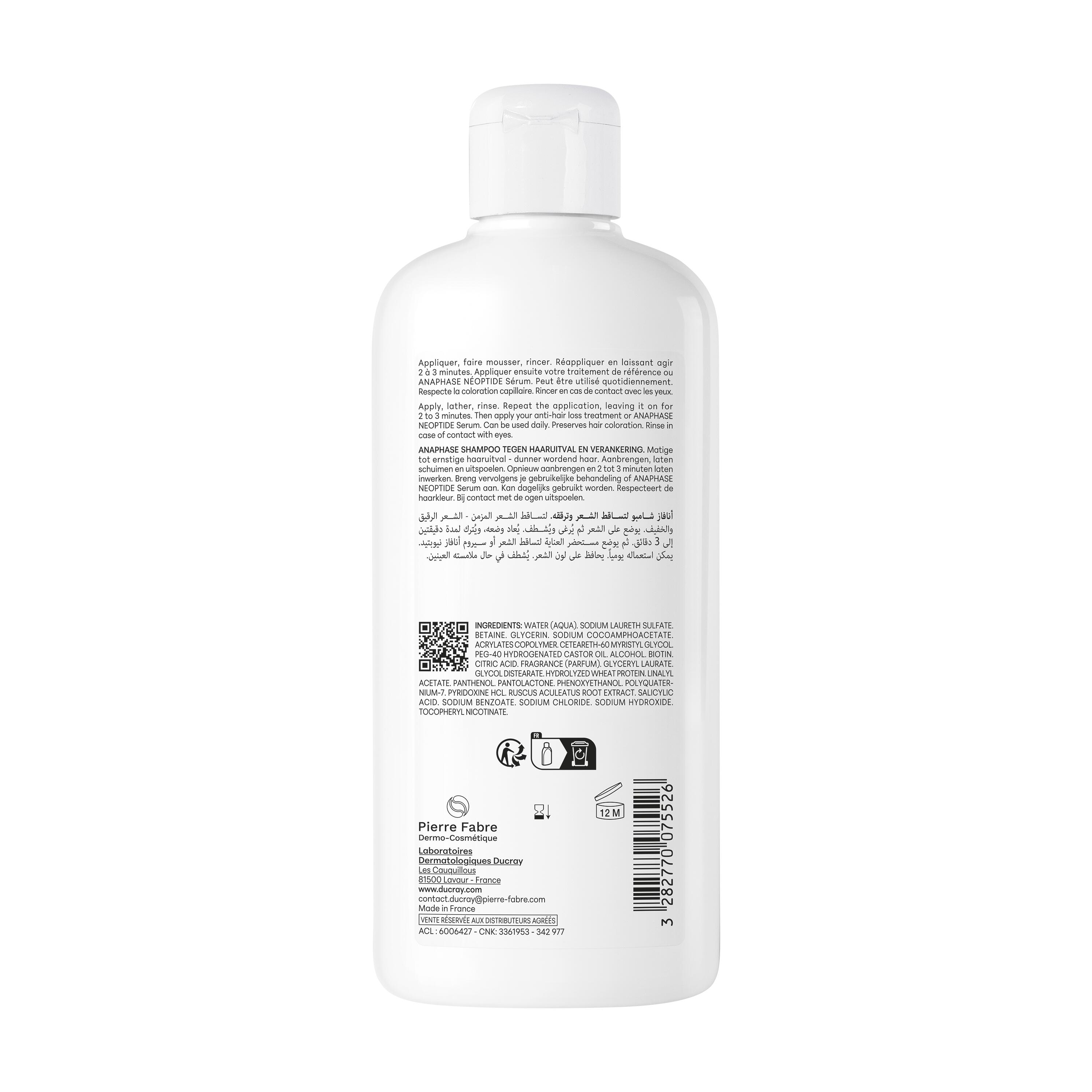 Ducray Anaphase Champô Anti-Afinamento 400ml - Farmácia Garcia