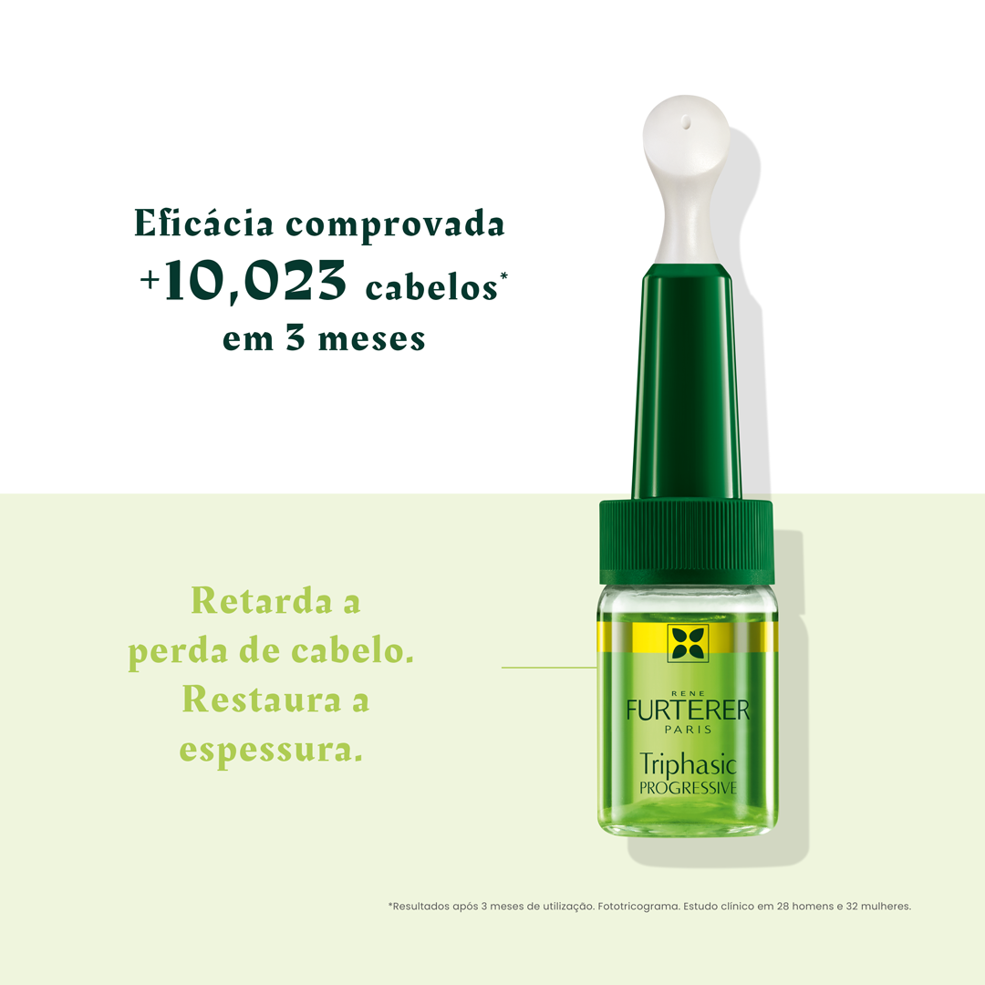 Rene Furterer Triphasic Ampolas Queda Progressiva Promocional Oferta Champô Triphasic 100ml - Farmácia Garcia
