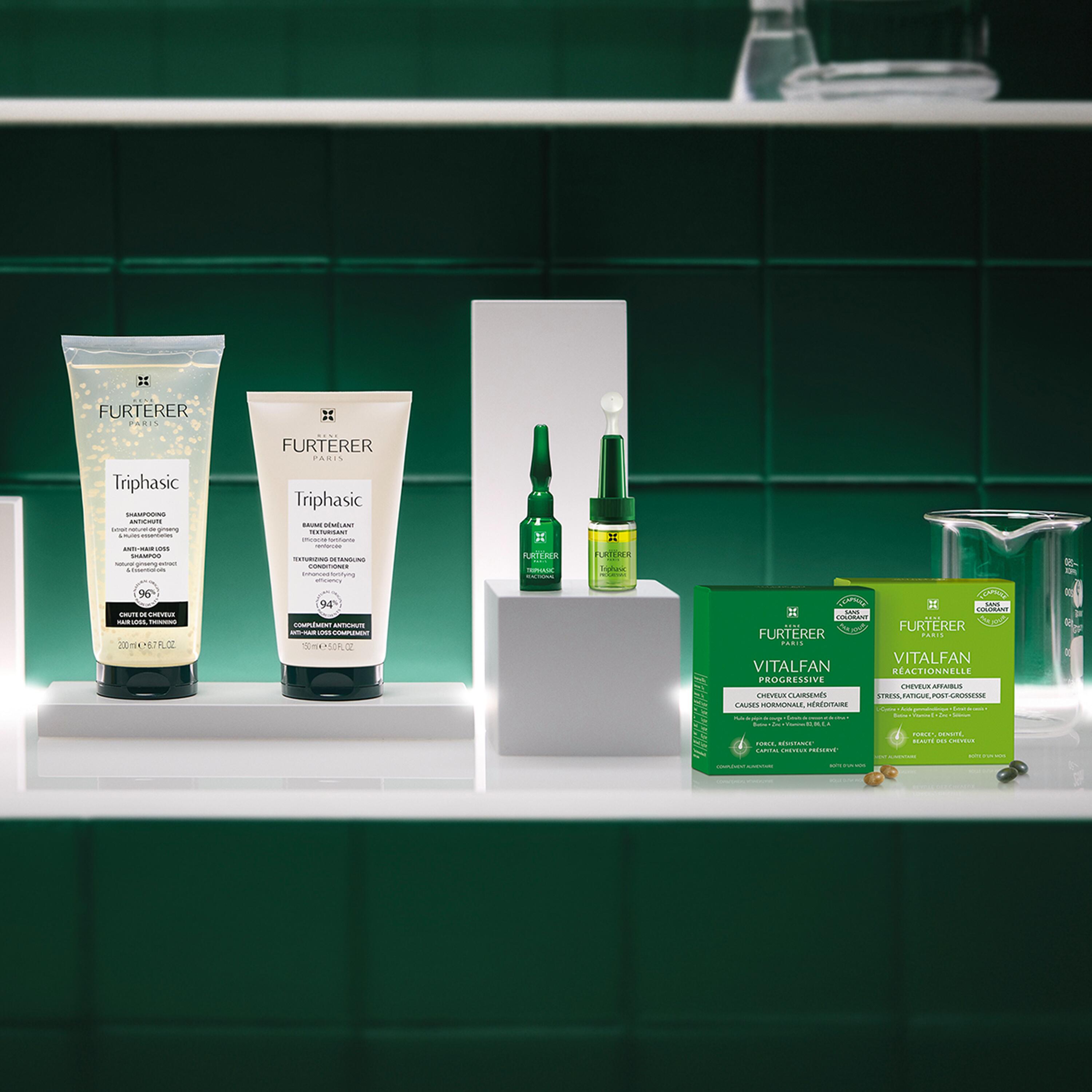 Rene Furterer Triphasic Ampolas Queda Progressiva Promocional Oferta Champô Triphasic 100ml - Farmácia Garcia