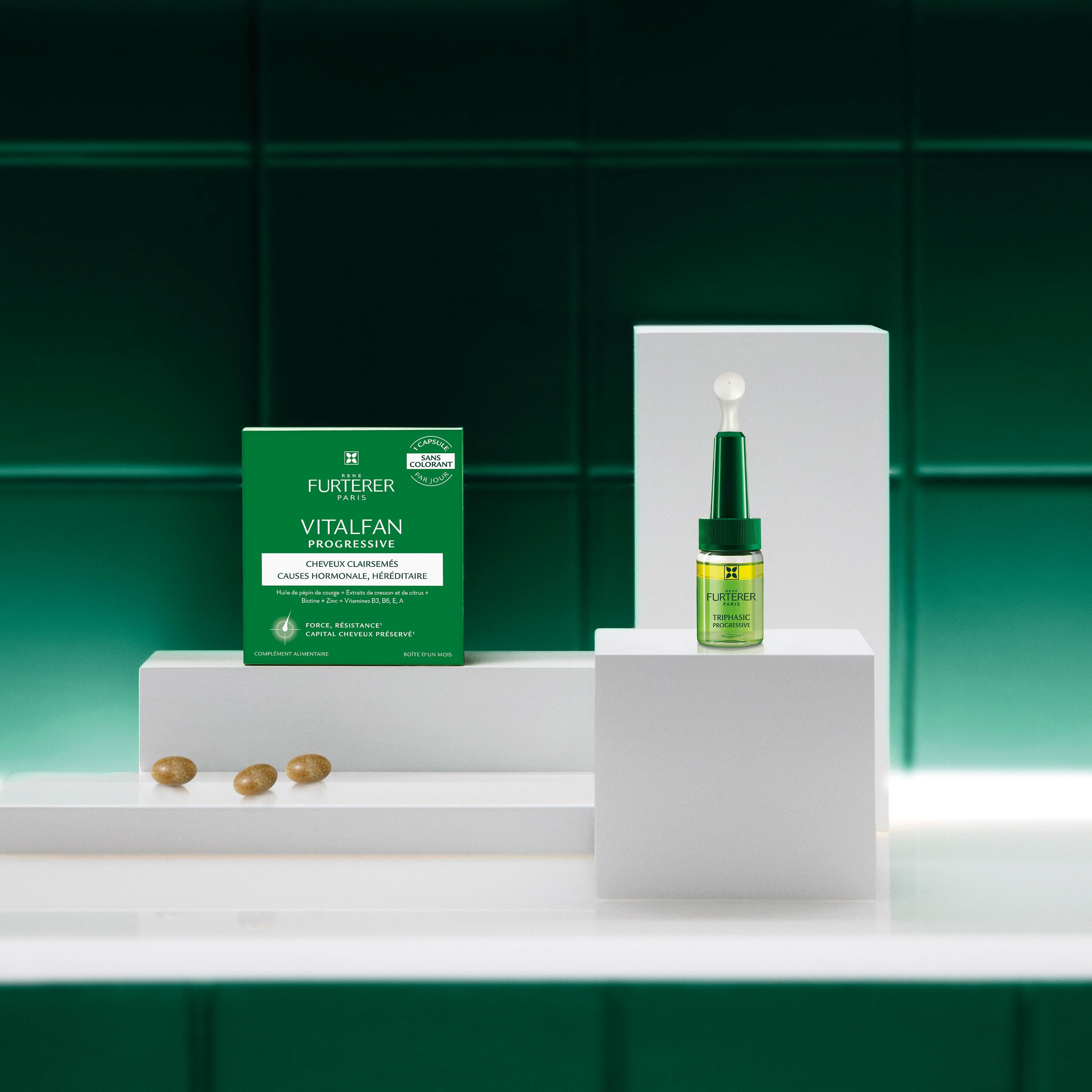 Rene Furterer Triphasic Ampolas Queda Progressiva Promocional Oferta Champô Triphasic 100ml - Farmácia Garcia